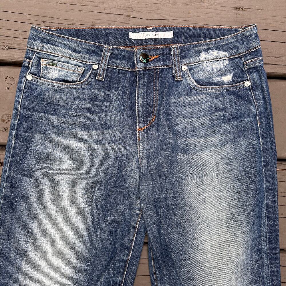 Joe's Jeans Muse Jule Wash Flare Bootcut Jeans 27 High Rise Distressed Y2K - Picture 2 of 9